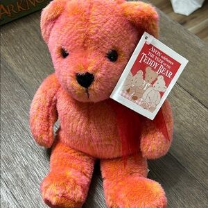 Vintage Avon Year of the Teddy Bear Reddish Pink‎ plush